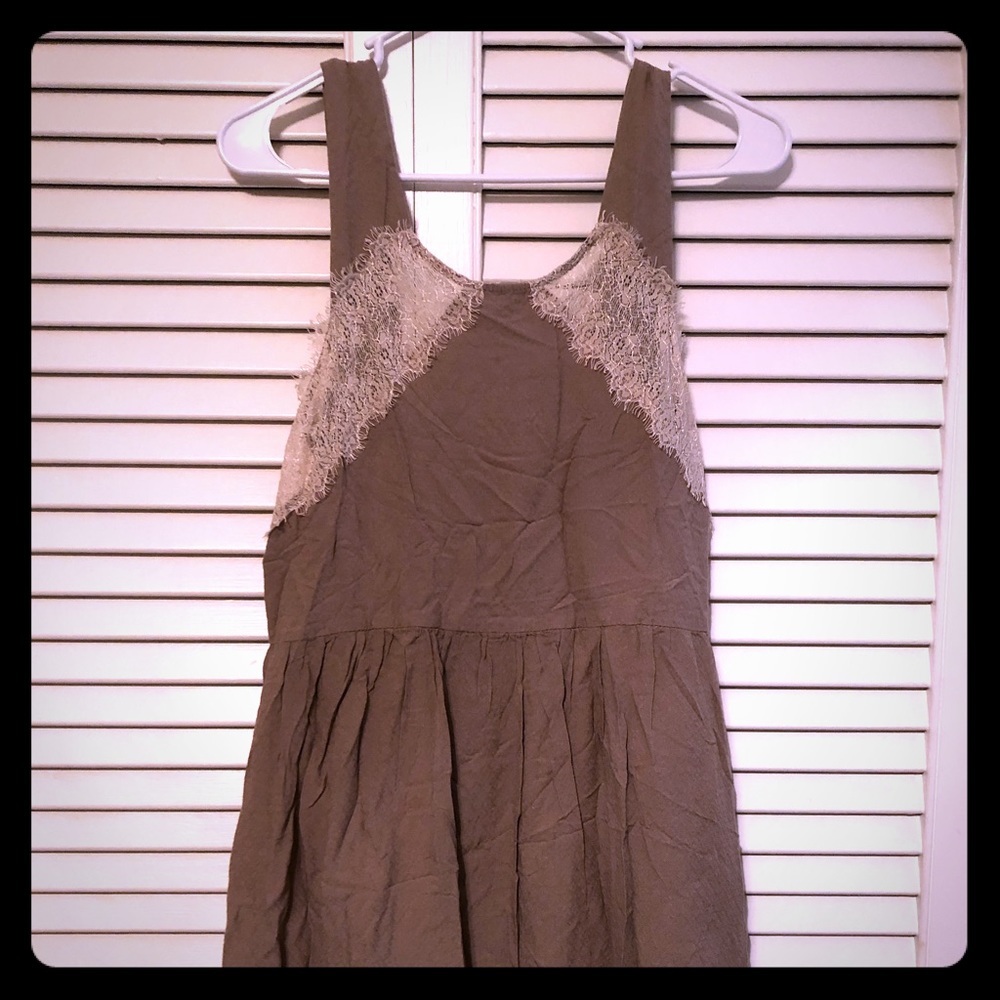 Free People lace accent dress